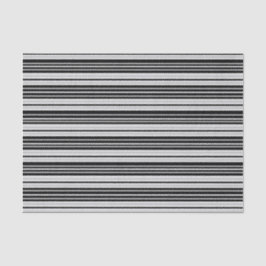 Papel seda horizontal negro y gris de las rayas