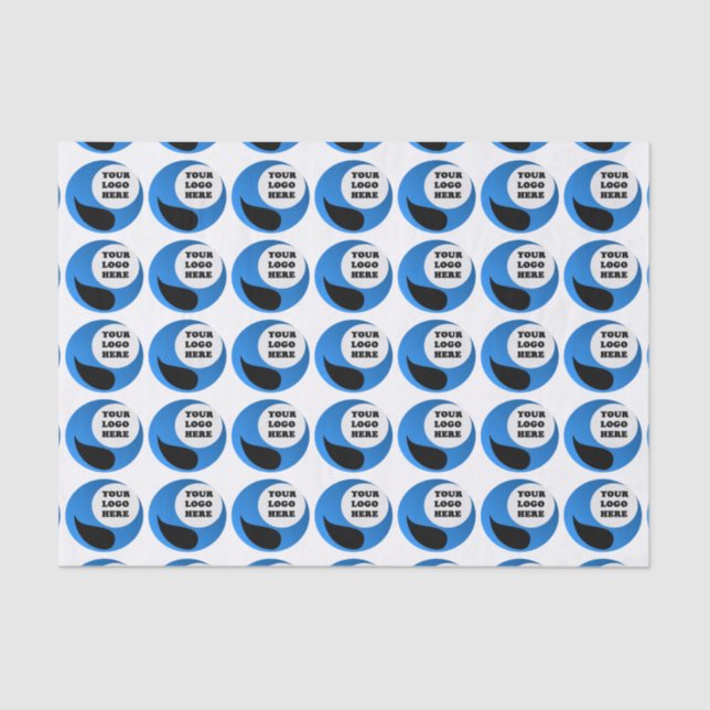 Papel seda impreso logotipo de encargo (Anverso)