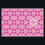 Papel seda judío rosado de la estrella<br><div class="desc">Este papel seda añade un tacto especial a cualquier regalo judío.</div>