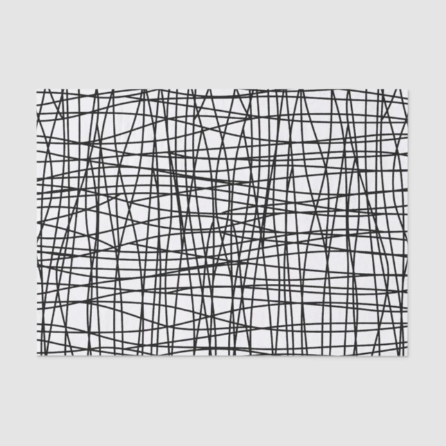 Papel seda negro y blanco intrépido del arte del (Anverso)