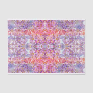 Papel seda presionado cosmos caleidoscópico de la