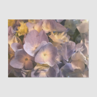 Papel seda púrpura de la flor