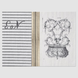 Papel seda que hace tictac de la arpillera