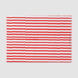 Papel seda rayado rojo y blanco