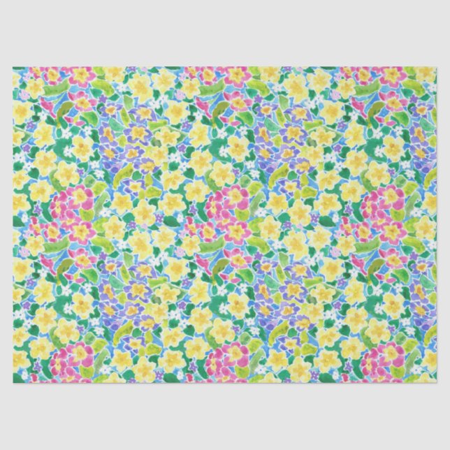 Papel seda rosado, azul, amarillo bonito de las (Anverso)