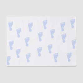 Papel seda rosado de las huellas 10lb del bebé