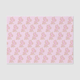 Papel seda rosado de los unicornios