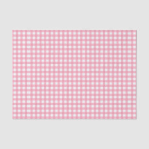 Papel seda rosado y blanco del control de la