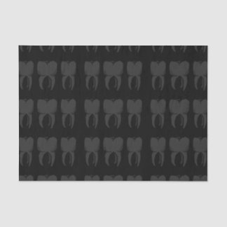 Papel seda sabio del dentista de tres dientes