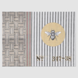 Papel seda tejido de la abeja del yute que hace