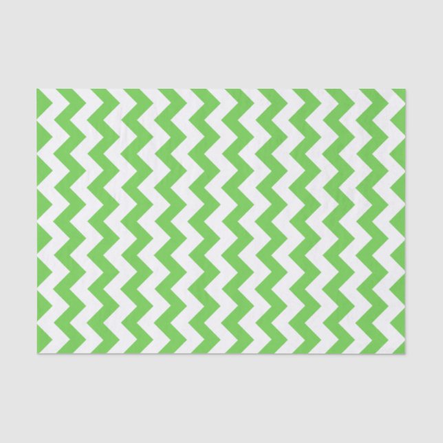 Papel seda verde claro y blanco del modelo de (Anverso)