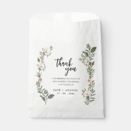 Papel Sencilla bolsa de favoritos de boda inmadura