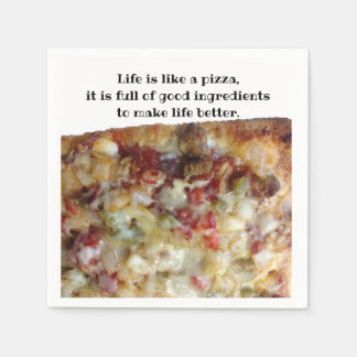 Papel servilleta casual de la imagen de PIzza