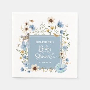 Papel Servilleta de baño de bebé niño de flores silvestr