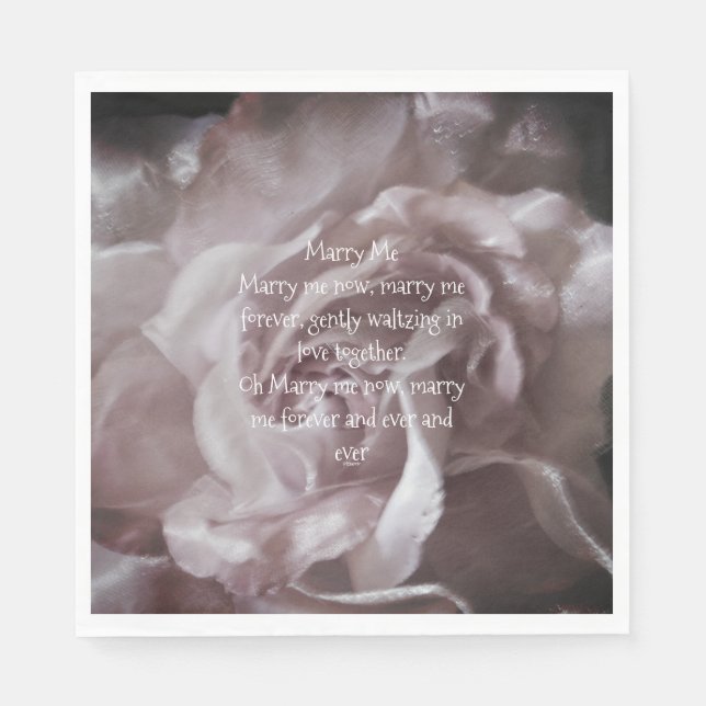 Papel servilleta de boda (Anverso)