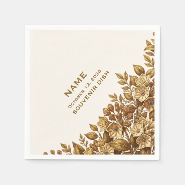 Papel Servilleta de boda Pennsylvania Mountain Laurel (Anverso)