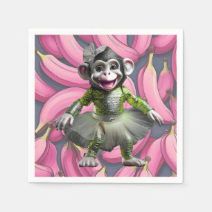 Papel Servilleta de chimpancé de cerámica
