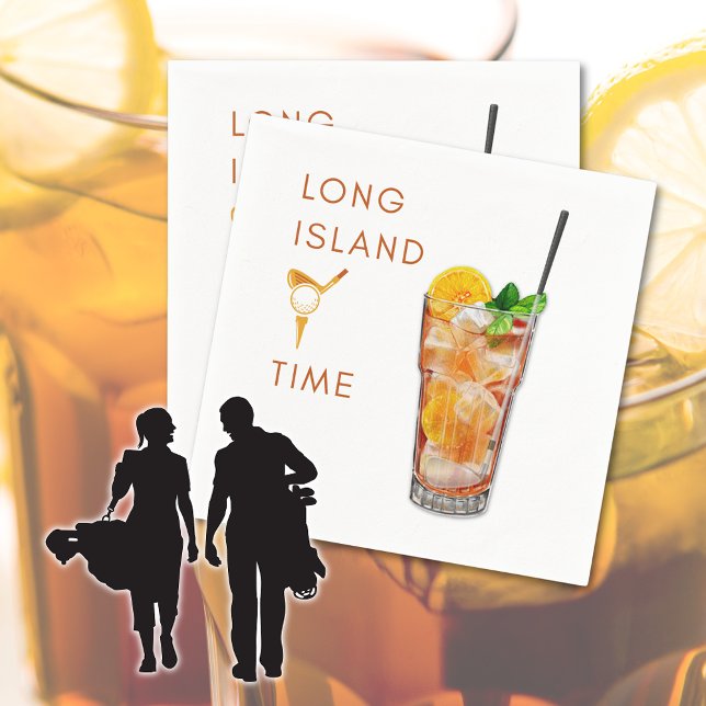 Papel Servilleta de Cocktail Hora de Tee de Long Island (Subido por el creador)