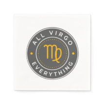 Servilleta de cóctel con logotipo oficial de All V