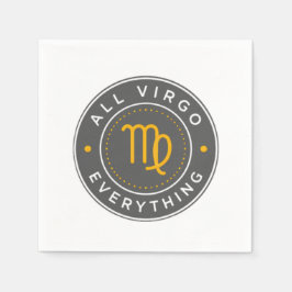 Papel Servilleta de cóctel con logotipo oficial de All V