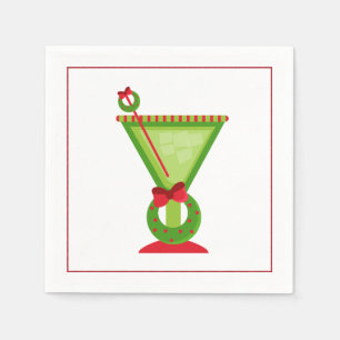 Papel Servilleta de cóctel de Navidad
