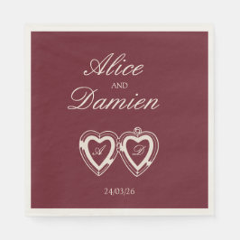 Papel Servilleta de cóctel elegante de dinero antiguo