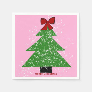 Papel Servilleta de cóctel Feliz Navidad