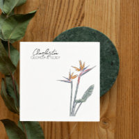 Servilleta de cóctel para boda Birds of Paradise