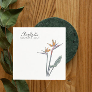 Papel Servilleta de cóctel para boda Birds of Paradise