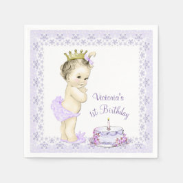 Papel Servilleta de cóctel para el 1er cumpleaños de la 