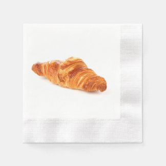 Papel servilleta de cruasán francés, pastelería brioche