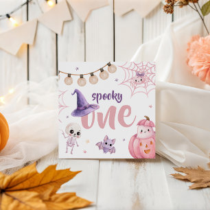 Papel Servilleta de cumpleaños Bruja Rosa Espeluznante U