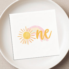 Papel Servilleta de Cumpleaños Sunshine & Rainbows