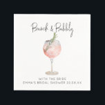 Papel Servilleta de Desayuno Brunch y Burbujeante Fiesta<br><div class="desc">// Se puede personalizar según tus necesidades. Diseñado por Gorjo Designs a través de Zazzle. // ¿Necesitas ayuda para personalizar tu diseño? ¿Tienes otras ideas? No dudes en ponerte en contacto conmigo (Zoe) directamente.</div>