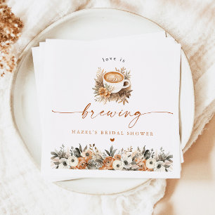 Papel Servilleta de Despedida de Soltera de Café, El Amo