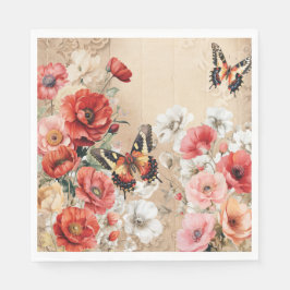 Papel Servilleta de fiesta de campo chic