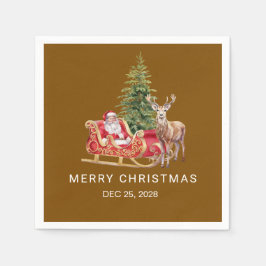 Papel Servilleta de fiesta decoración de árbol de Navida
