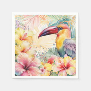 Papel Servilleta de Fiesta Luau de Playa Tropical