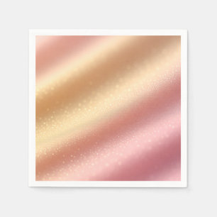 Papel Servilleta de Fondo de Polvo de Rosa‑Oro de Blush‑