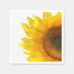 Papel servilleta de girasol amarillo