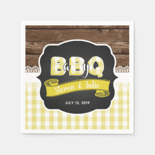 Papel Servilleta de la ducha del bebé Q - amarillo