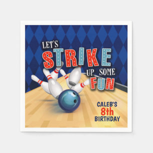 Papel Servilleta de la fiesta de cumpleaños de los bolo