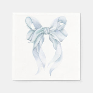 Papel Servilleta de lazo azul