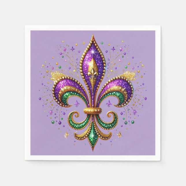 Papel Servilleta de Mardi Gras (Anverso)