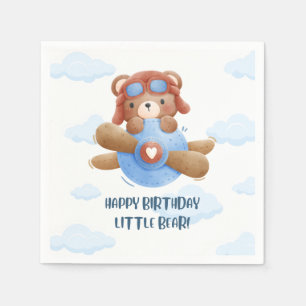 Papel Servilleta de mesa de aventura de Blue Bear Aviati