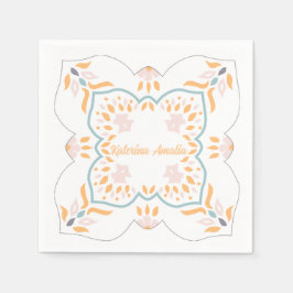 Papel Servilleta de mosaico costero