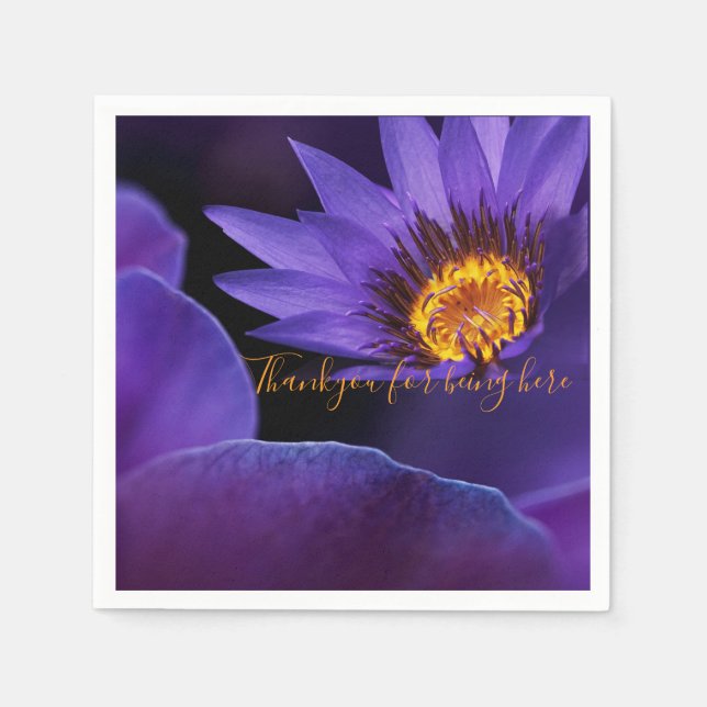 Papel Servilleta de narciso púrpura (Anverso)