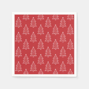 Papel Servilleta de Navidad Árbol de Navidad Fondo