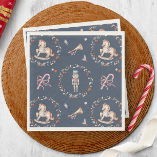 Papel Servilleta de Navidad Vintage con Soldado