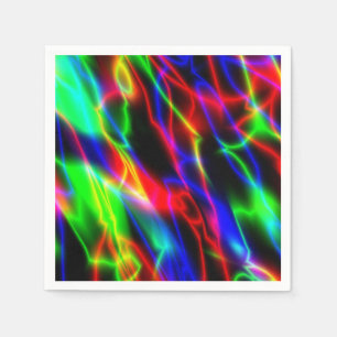 Papel Servilleta de neón del cóctel de la noche